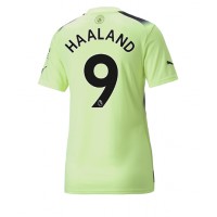 Fotbalové Dres Manchester City Erling Haaland #9 Dámské Alternativní 2022-23 Krátký Rukáv